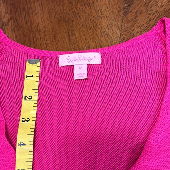 Lily Pulitzer Pink sweater - Picture 3 of 5